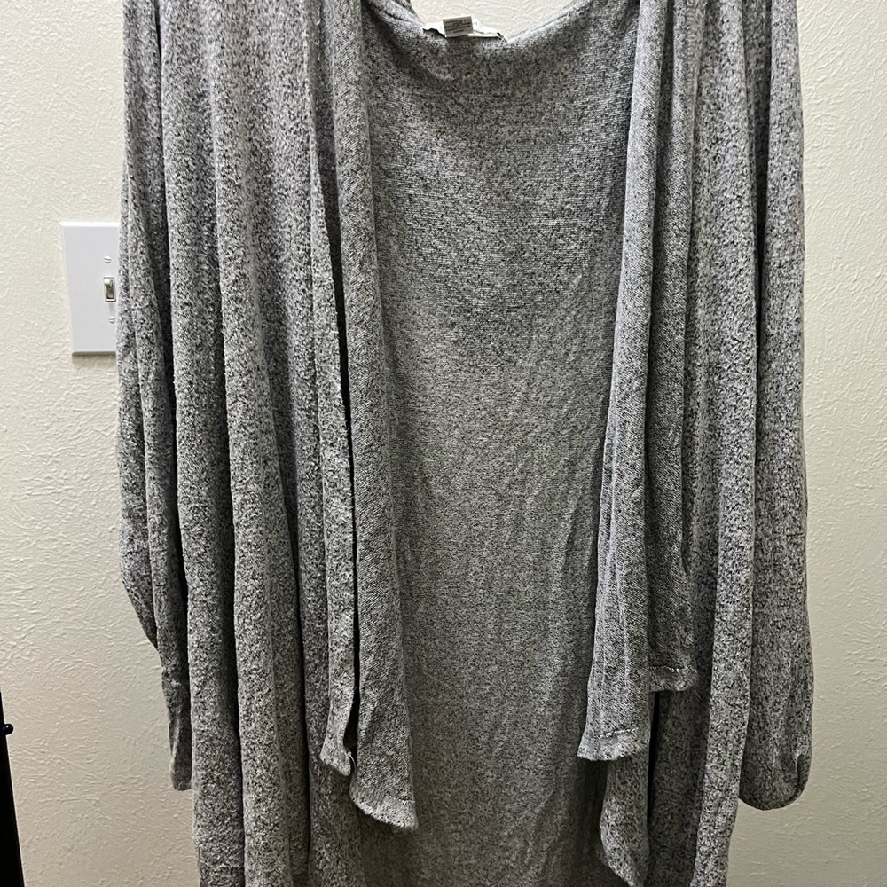 Forever21 plus size hooded cardigan